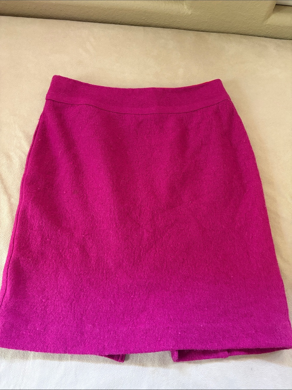 Vintage Banana Republic Fuchsia Wool-Blend Pencil Skirt